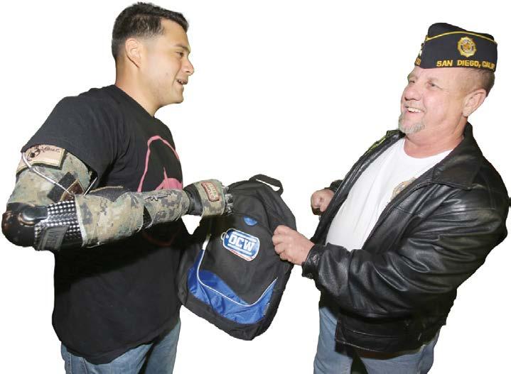 How the program works Legion staff evaluates the need, then uses donation funds to purchase comfort items, which get distributed to warriors Operation Comfort Warriors purchases and distributes items