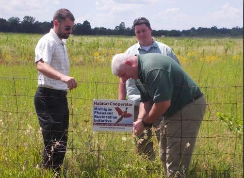 LAND & HABITAT IMPROVEMENT EFFORTS The Michigan Pheasant Restoration Initiative (MPRI) is a conservation initiative of diverse partners working together to focus on the restoration of pheasants and