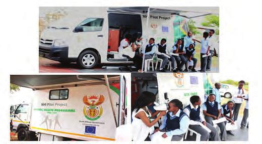2. School Health Teams umzinyathi Health District, through a total of 21 School Health Teams (SHTs), collaborates with the Department of Education in identifying and supporting a total of 42 schools