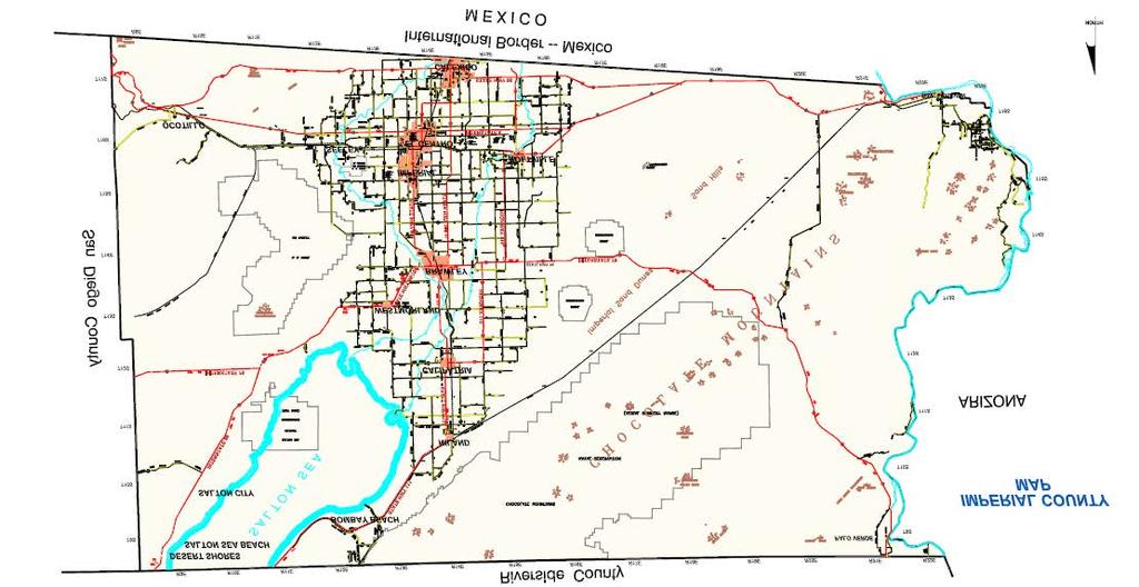 NAF El Centro JLUS County s military installations.