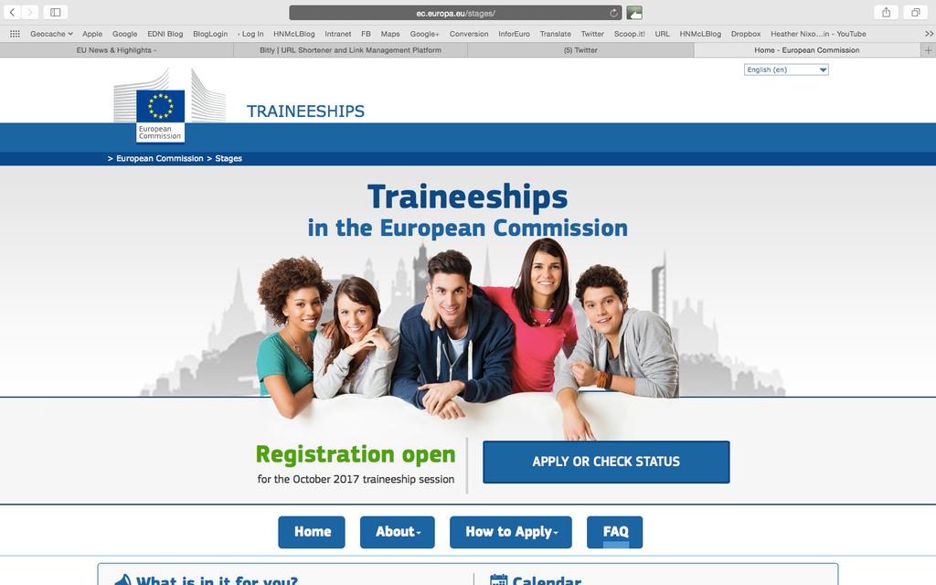 Traineeships in the European Commission: Applications open! What is in it for you?