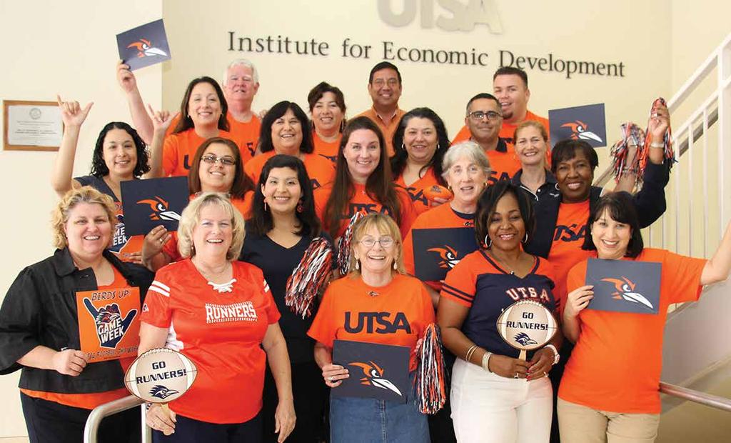 The Institute is proud to celebrate the mantra of We are UTSA by partnering with other UTSA departments including: College of Public Policy College of Architecture, Construction and Planning College