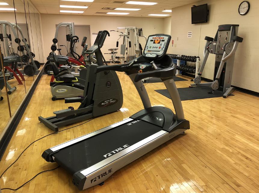 For cardiovascular exercise, our fitness room offers some of the finest, user-friendly, aerobic equipment available, including: treadmills, an Airdyne bike, a Precor upright bike, Nautilus recumbent