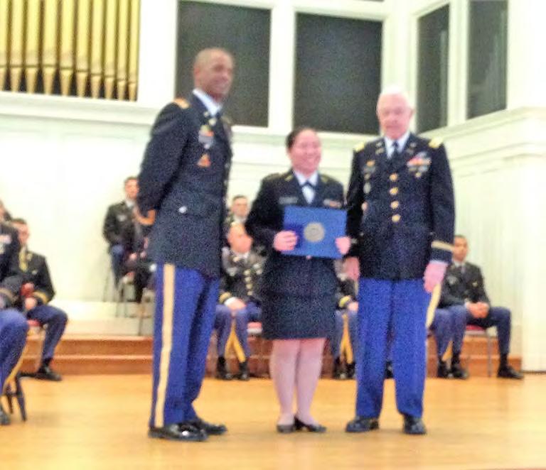 Our Chapter participated in several High School JROTC awards ceremonies, awarding outstanding JROTC Cadets with a MOAA
