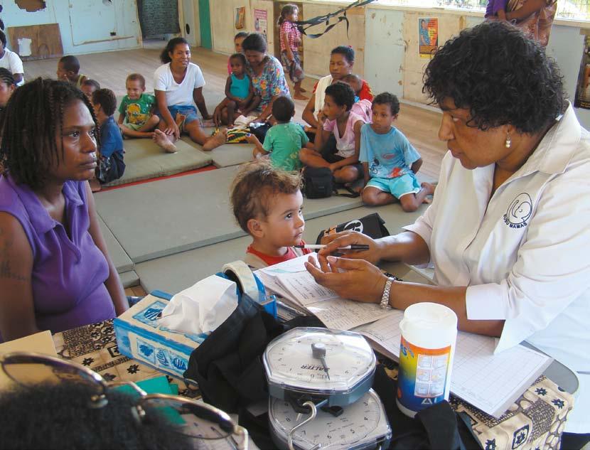 The team from NGO Susu Mamas treat patients in Geraka village, Central
