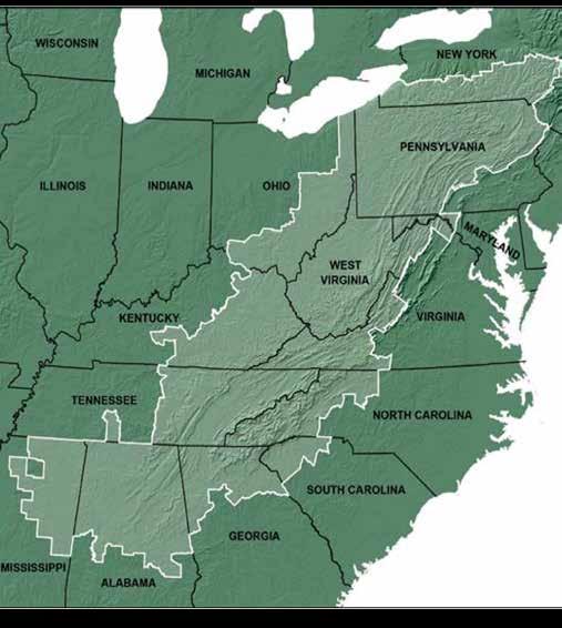 Appalachia is a Region of Great Opportunity Serving 32 Counties 4 LDDs + ARC Counties = 17% of Ohio s Population Ohio Local Development Districts Ohio s