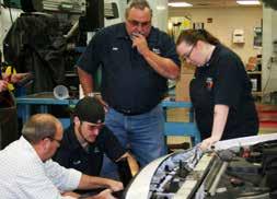 automotive, diesel and motorcycle/power sports technicians, the workforce program received a federal ARC grant of $87,900 that will train 75 students over three years.