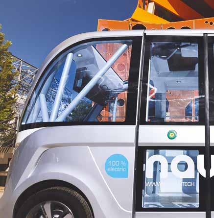 EIT DIGITAL ANNUAL REPORT 2016 / INNOVATION & ENTREPRENEURSHIP Digital Cities Scaleup Case Study NAVYA France s third largest city, Lyon, is piloting the first public transport service made possible