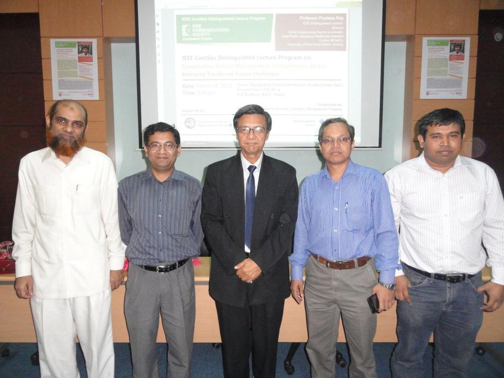 Ray with IEEE ComSoc BD Chapter Executive Members Written by Dr. Md. Shah Alam, Bangladesh ComSoc Chapter Chair A comment from Md.