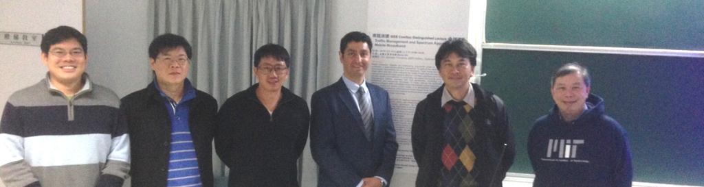 Picture: DLT in EECS College of National Taiwan University. From left to right: Prof.