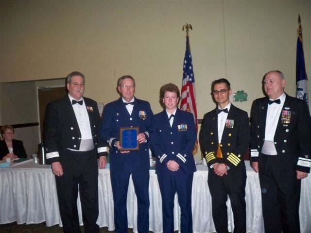 Spring Conference News At the United States Coast Guard Auxiliary conference in Batavia the Ogdensburg Flotilla was presented with two awards.