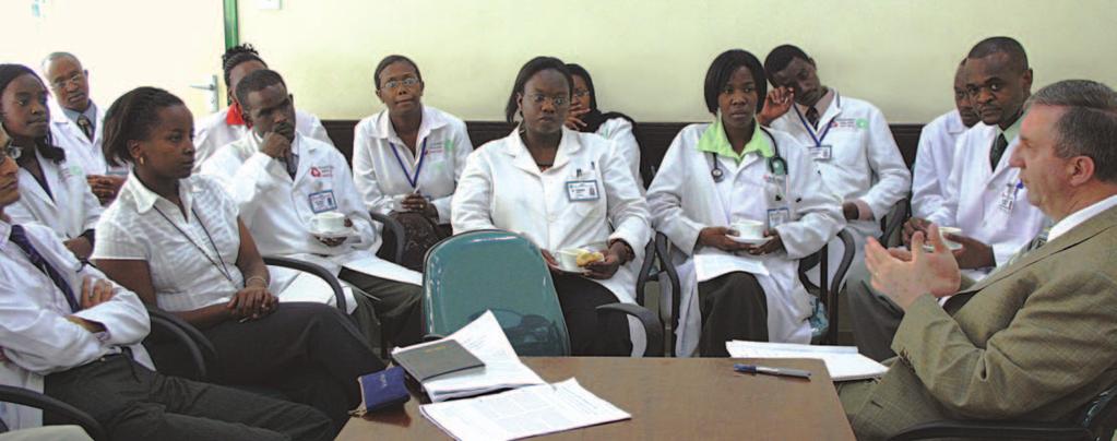 Where it happens: PGME students during a class at the Nairobi campus. among many. Dr Raheem H Dhanani (PGME 98) is the Chair, Department of Family Medicine at AKU, Dar es Salaam, Tanzania.