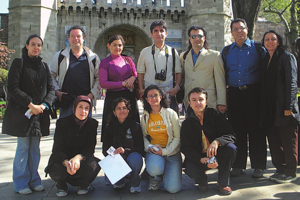 I Shall Not Become an Alumnus Belkais Rouached (far left, back row) and fellow ISMC students in Istanbul as part of their course on Material Cultures, April 2008.