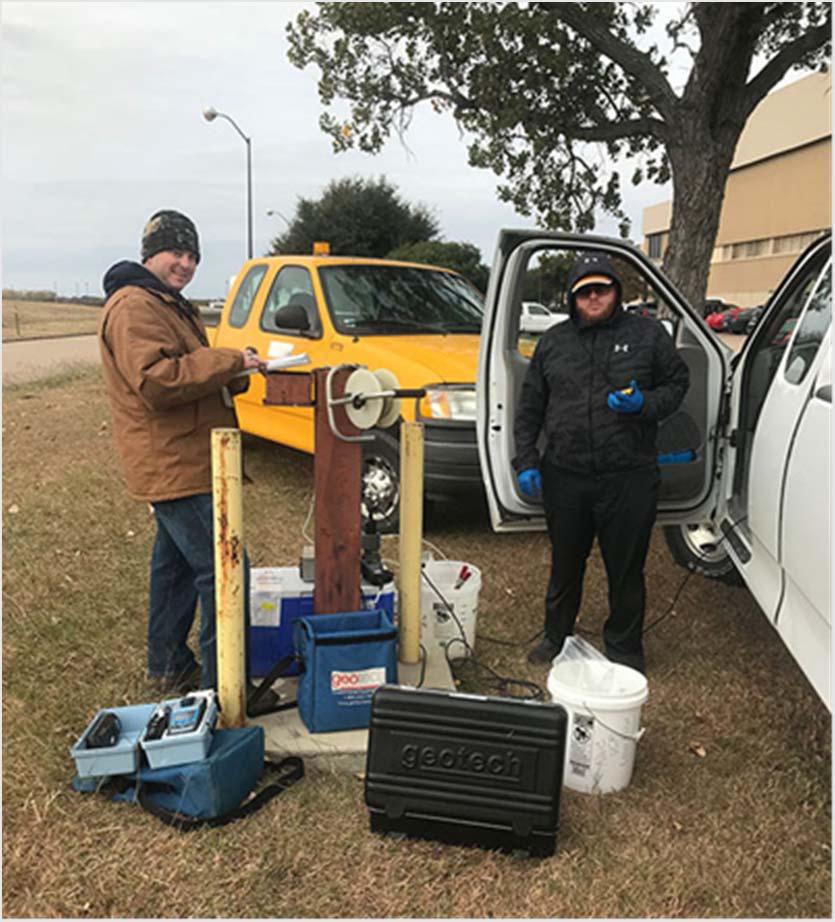 Groundwater Gauging and Sampling DFW has approximately 400 groundwater monitoring wells Require to be gauged and/or sampled either quarterly, semiannually, or