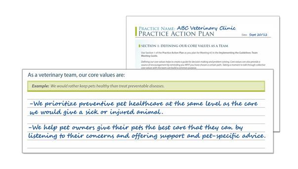 Step 4 Complete Sections 1-3 of the Practice Action Plan.