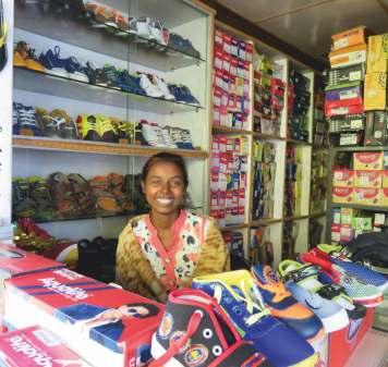 Making Dreams Come True From Churiwali to the owner of a popular shoe store, Sheetal has come far Living in a remote village of Jharkhand, not many would dare to dream of starting one's own