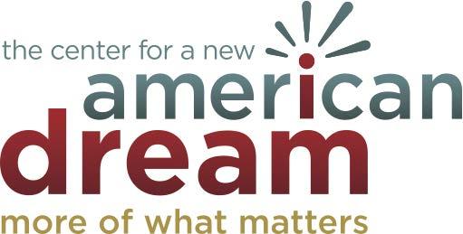 Our Mission The Center for a New American Dream helps Americans to reduce and shift their consumption to improve quality of life,