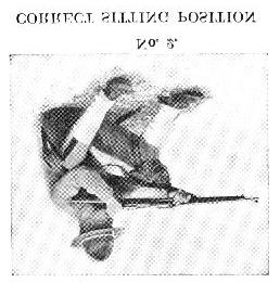 No. 2. CORRECT SITTING POSITION" /> No. 2. CORRECT SITTING POSITION No. 2. Notice The proper manner of working the bolt during rapid fire.