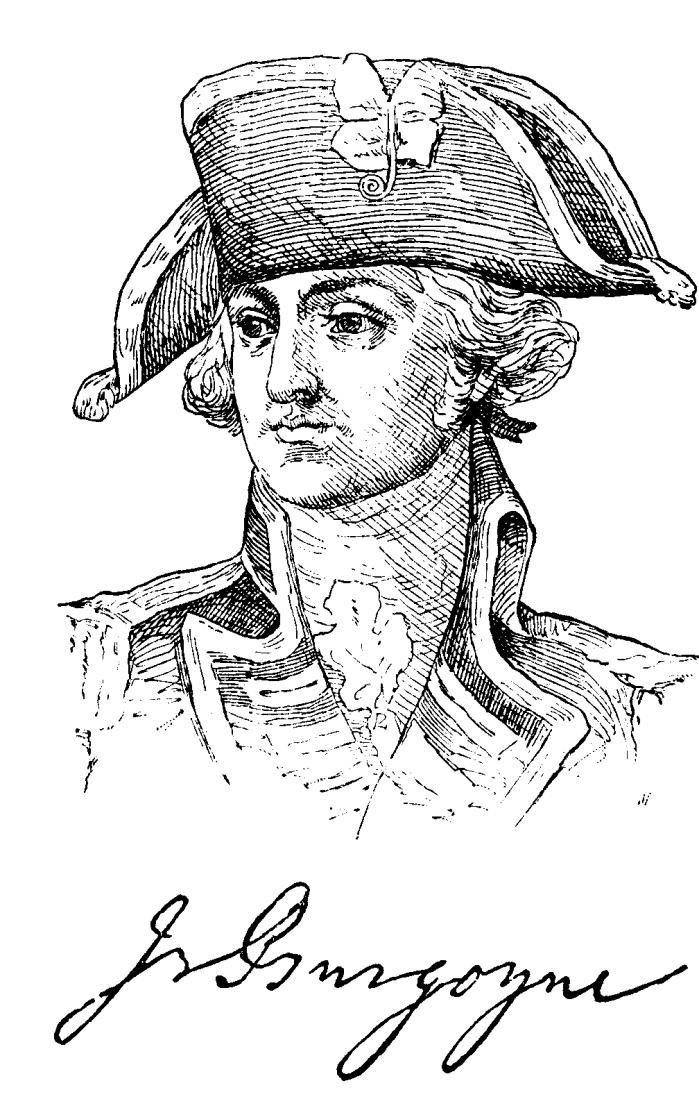 British General John Burgoyne s plan called for