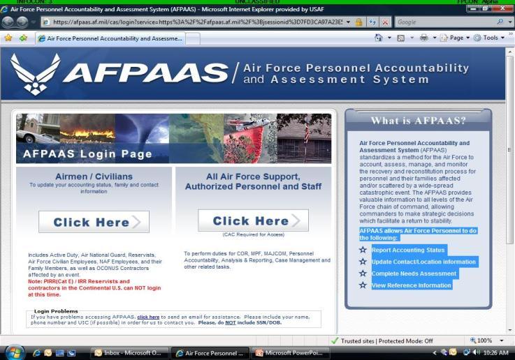 What is AFPAAS?