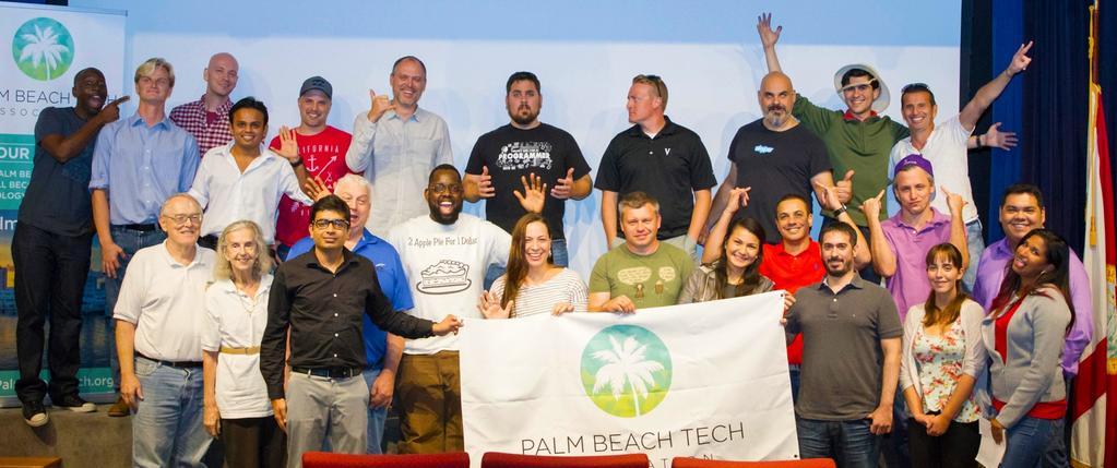 Our 1 st Palm Beach Tech Hackathon in November 2016 Our Mission The Palm Beach Tech Association will grow the technology industry of Palm Beach County to become a landmark technology & innovation hub.