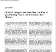 0: Increasing Physician/System Integration