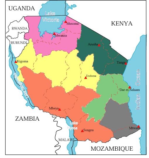 A SHORT PROFILE OF TANZANIA Location: East Africa Bordered: 9 countries Size: 945,000sq km Population: approx.