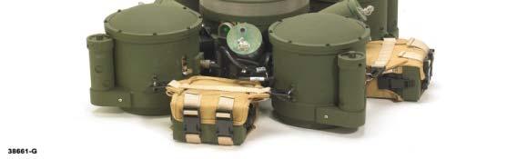 w/one AV effect each Four Spider Miniature Grenade Launchers w/one AP effect each Control Station 1500-3800 m