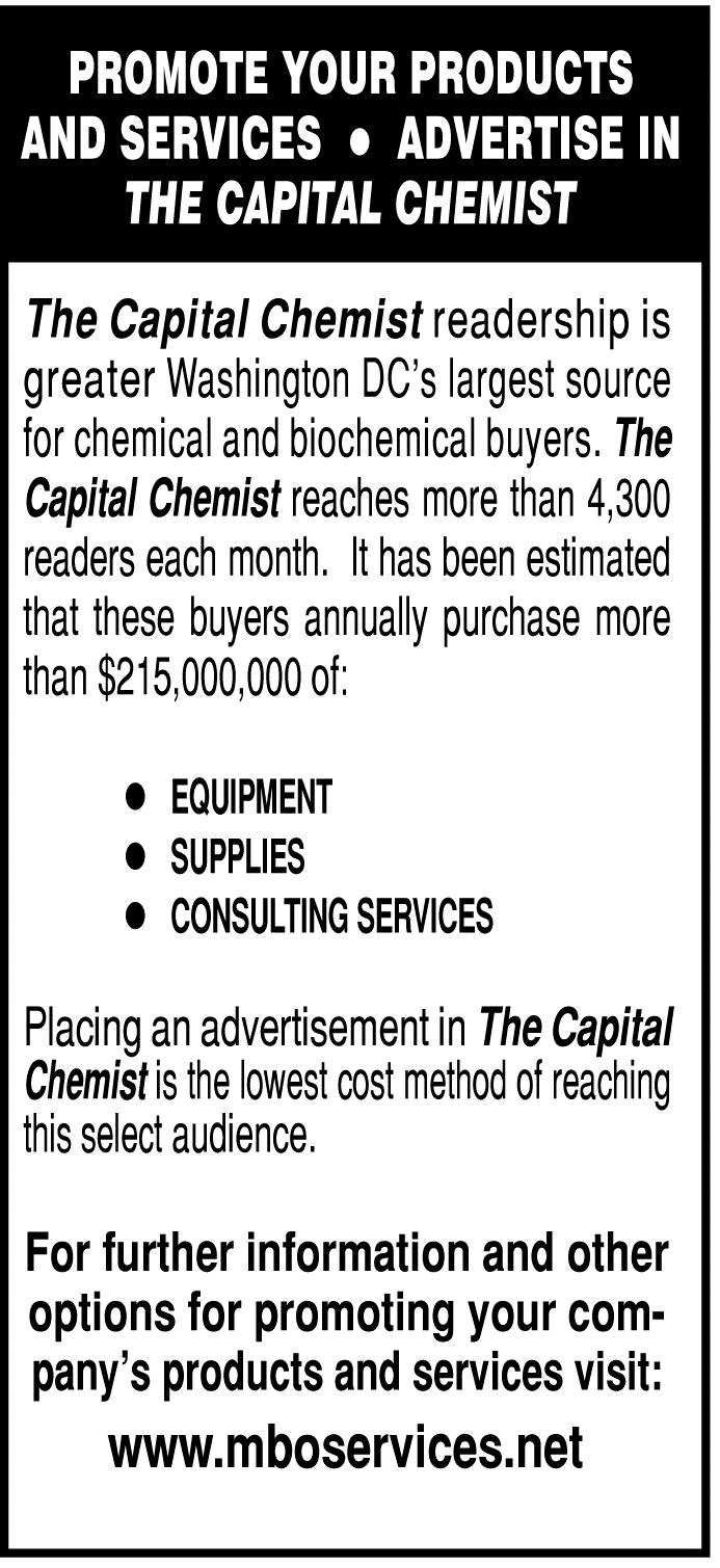 Please note that the Capital Chemist is not published in