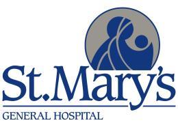 St. Mary s General Hospital 911 Queen s Blvd. Kitchener, ON, Canada N2M 1B2 Tel: 519.744.