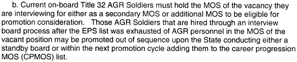 of input for Soldiers in the grade of E-4 and below, as there are no record evaluations, as a Title 10 AGR Soldier.