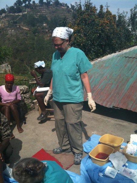 Haiti Local RN and MRC member responded with a non-profit group 2 weeks after the January 12 th earthquake.