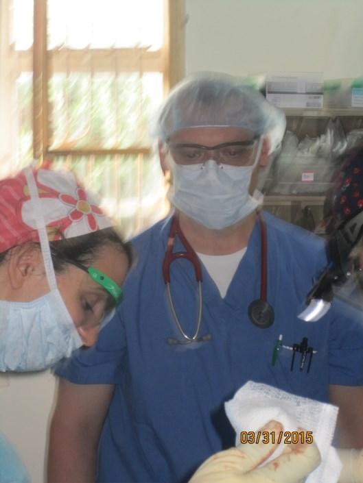 around the nation completed 59 surgeries and saw 400 people in their clinic.