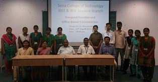 Sona College of Technology Inaugural Function The inaugural function for the IEEE SB and WIE affinity group activities was held on 12 th Aug 2013. Dr. C. Easwarlal, SB Counselor, in his inaugural address informed the new members about the facilities available in IEEE.