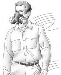 Type of test performed (QLFT or QNFT); C. Specific respirator tested D. When to wear the respirator E.