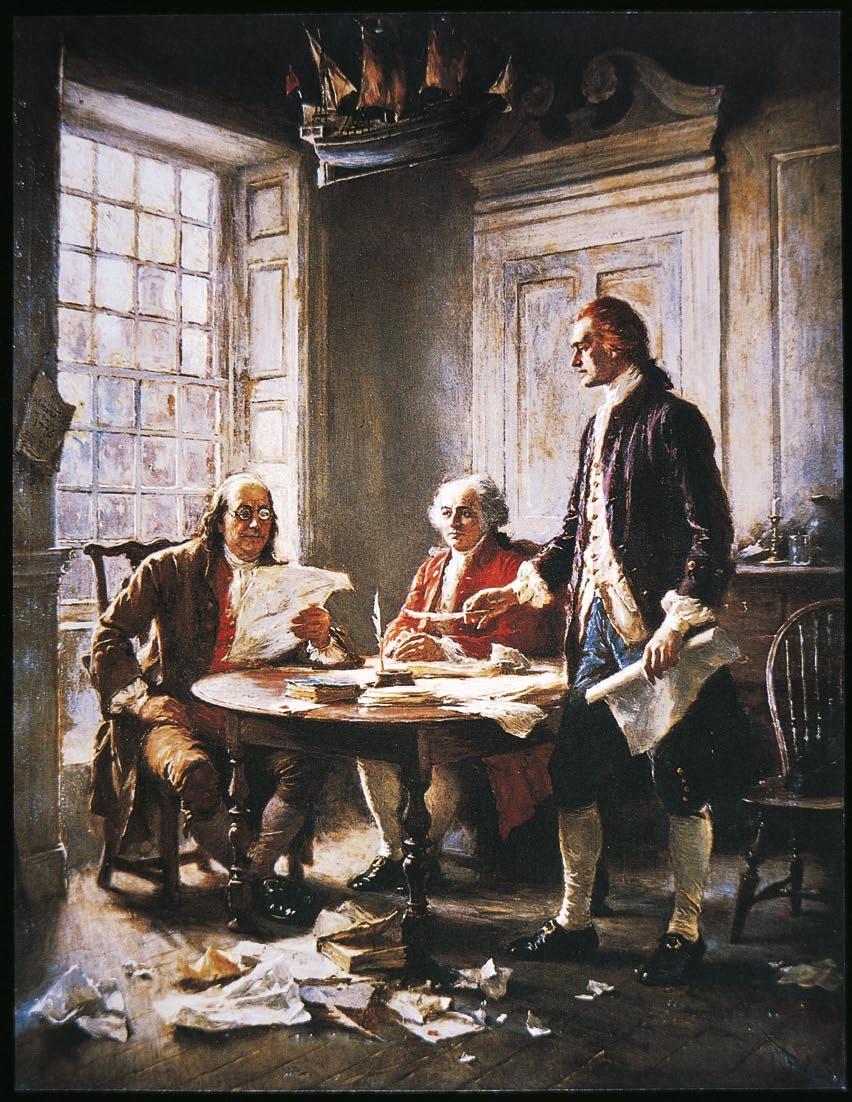 The Declaration of Independence In June 1776, the colonies were ready for independence, but an official document was needed to set out the reasons for separating from England.