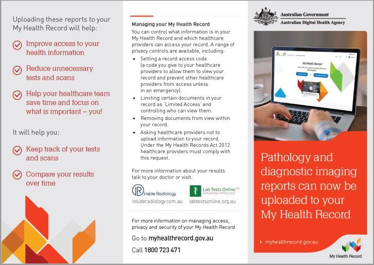 printing partner IMMIJ. The online ordering portal can be accessed at myhealthrecord.immij.com.