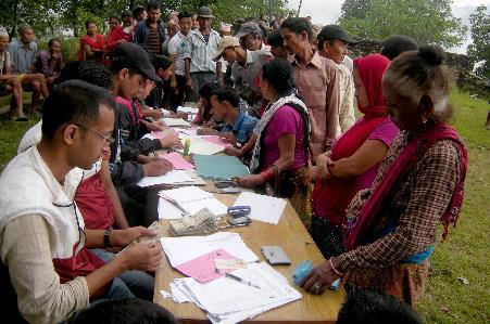 1,700 families have preliminary been identified in Gorkha, Kavre, Sindhupalchok and Lalitpur.