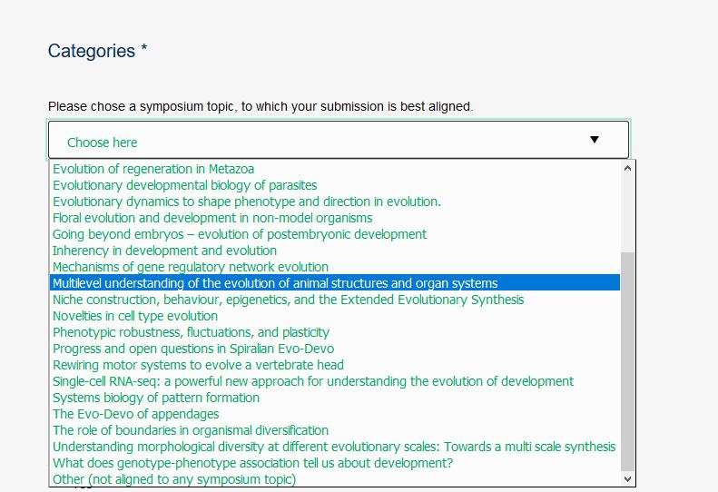 Please indicate which symposium topic to which your submission is best aligned. Please note that there is an option of Other not aligned to any symposium topic if needed.