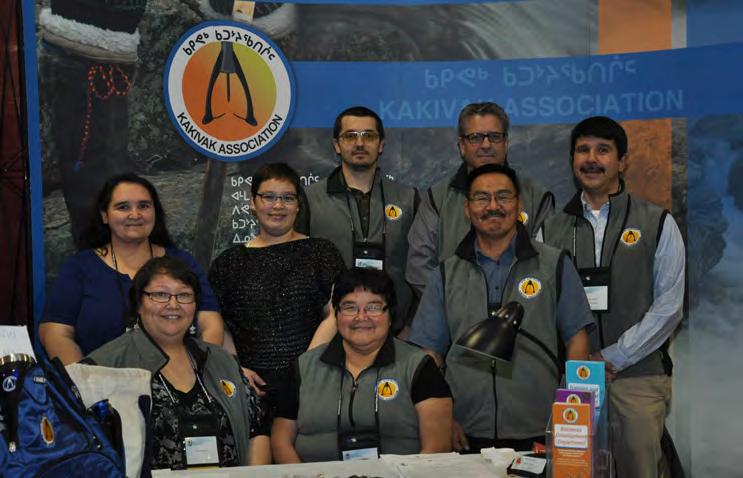 Program Delivery Kakivak Employment Assistance Services Visits by Community 2014-15 Kakivak staff at the Nunavut Trade Show.