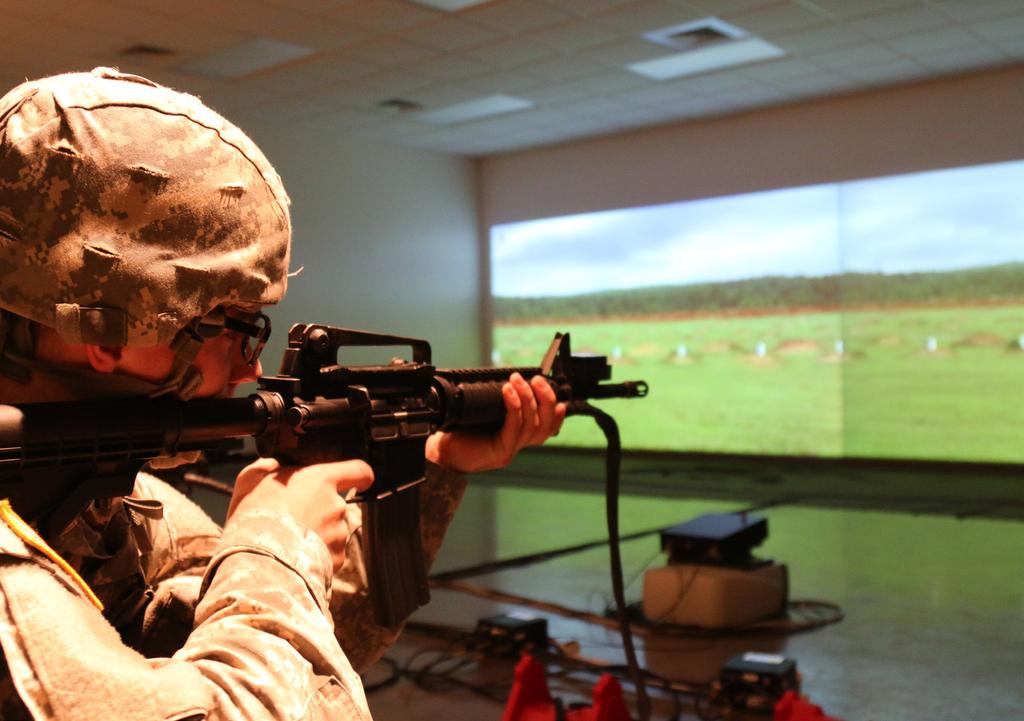 4 Alabama Guardsman Simulations Center offers realistic training for 1-167th Infantry Soldiers by SSG Fredrick Varney 131st MPAD PELHAM RANGE, Ala.