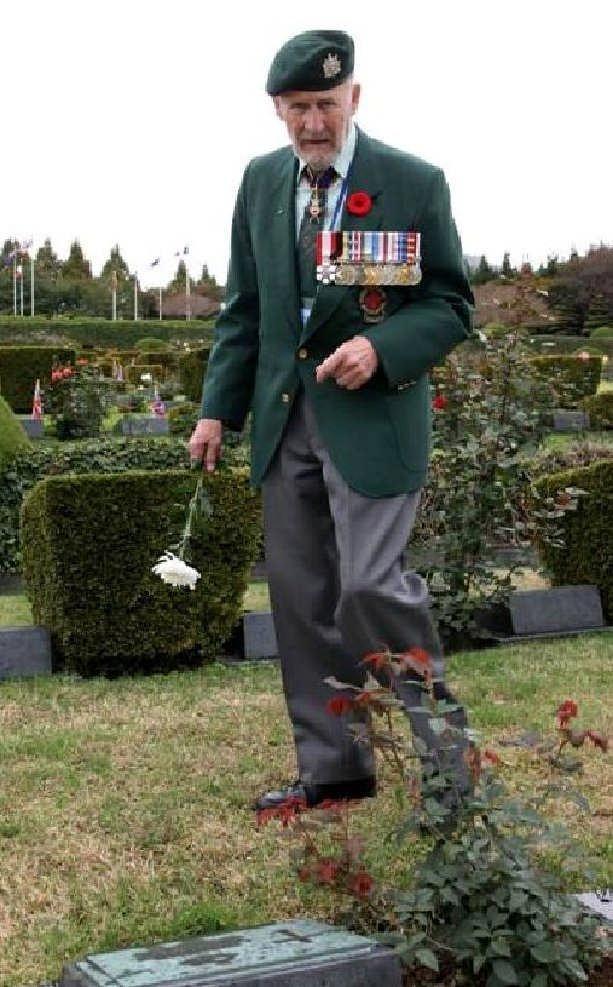 Lieutenant General Charles Belzile of Canada also located the graves of friends he had served with.