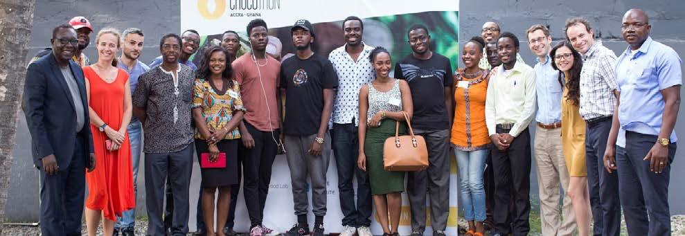 II. FIRST MISSION ACCRA and KUMASI, GHANA CHOCOTHON CROWDFUNDING CAMPAIGN The idea was to crowdfund as much of the programme as possible and create a group of different stakeholders on a