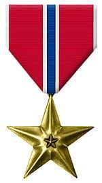 497th Bomb Group Distinguished Flying Cross and Other Medals 48 Bronze Star Medal The Bronze Star Medal may be awarded by the Secretary of a military department to any person who, while serving in