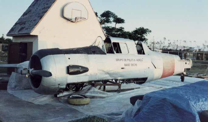 modification to T-6G standards. The aircraft was struck off charge in 1983 with 9,642 total hours logged.