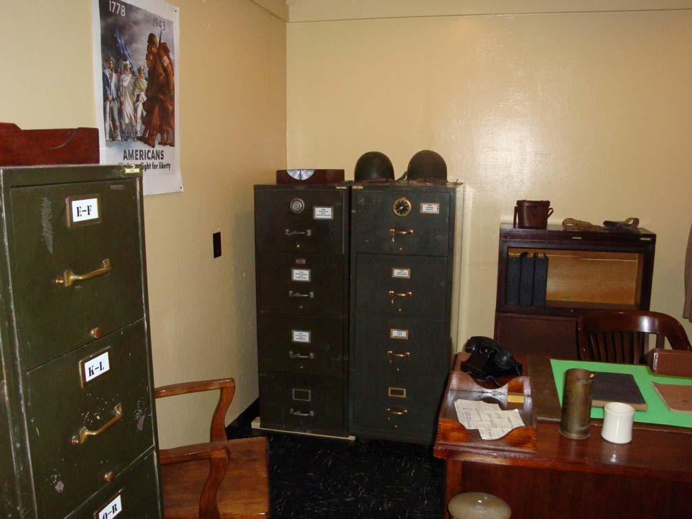 There were also additional filing cabinets, and two very