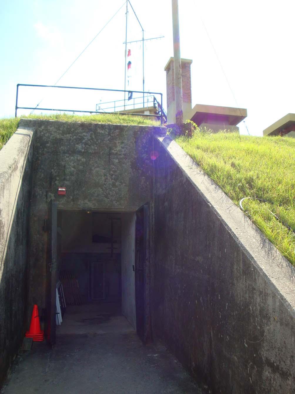 The back entrance to the HECP/HDCP is outside the old masonry fort and is