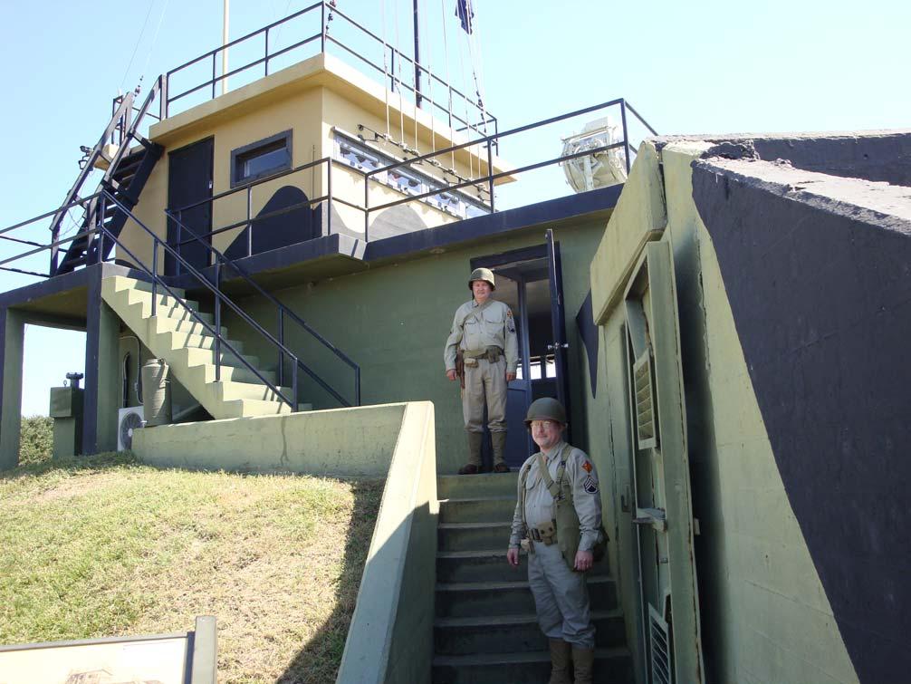 The photo below shows SSG Weaver standing at the entrance to the
