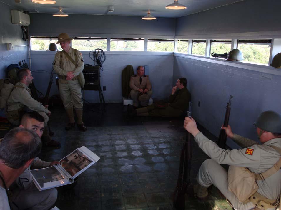At the end of the event day, we gathered in the main observation deck of the HECP/HDCP at Ft. Moultrie.