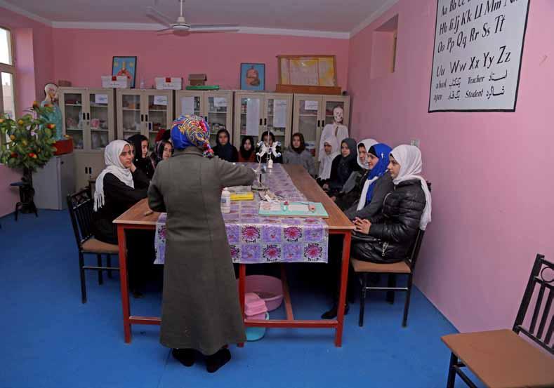 48/ Country Update / artf new facilities boost School Enrollment and Learning A girls school in Balkh Province is seeing greater student enrollment thanks to improvement in facilities and quality of